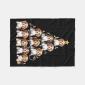 Couverture Polaire Funny Beagle Christmas Tree Dog Lovers Women Men X (Devant (Horizontal))