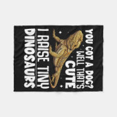 Couverture Polaire Funny Bearded Dragon Shirt For Men Women Lizard Lo (Devant (Horizontal))