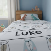 Couverture Polaire Funny Bears Kids