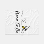 Couverture Polaire Funny Bee Lover Nana To Be (Devant (Horizontal))