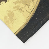 Couverture Polaire Funny Black Cat Eating Ramen (Coin)