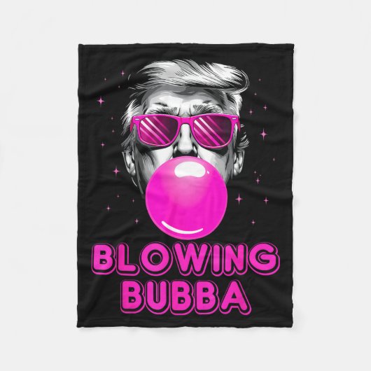 Couverture Polaire Funny Blowing Bubba  (Devant)
