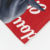 Couverture Polaire Funny Bluenose Pitbull Nom du chien Motif Noël (Coin)