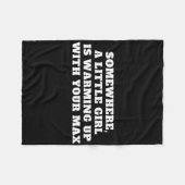 Couverture Polaire Funny Bodybuilding Dit Poids Quote (Devant (Horizontal))