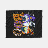 Couverture Polaire Funny Boo Witch Sipders Pumpkins Happy Halloween G (Devant (Horizontal))