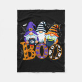 Couverture Polaire Funny Boo Witch Sipders Pumpkins Happy Halloween G (Devant)
