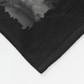 Couverture Polaire Funny Cat Christmas Bigfoot Alien Santa Snow Selfi (Coin)