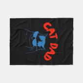 Couverture Polaire Funny Cat Dad Club 2 Sided Life Is Better With Cat (Devant (Horizontal))