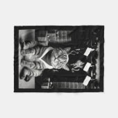 Couverture Polaire Funny Cat Taking A Selfie Christmas Xmas Pajamas H (Devant (Horizontal))