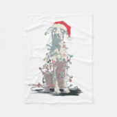 Couverture Polaire Funny Catahoula Leopard Dog Christmas Graphics Lig (Devant)
