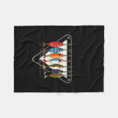 Couverture Polaire Funny Catch Ya Later Fishing Lure Angler Fisherman (Devant (Horizontal))