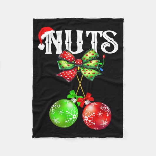 Couverture Polaire Funny Chest Nuts Chestnuts Matching Family Christm (Devant)