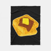 Couverture Polaire Funny Chicken & Waffles Matching Halloween Cos (Devant)