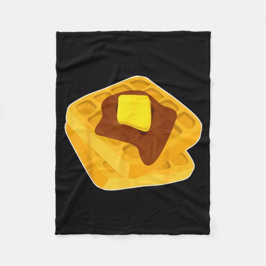 Couverture Polaire Funny Chicken & Waffles Matching Halloween Cos (Devant)