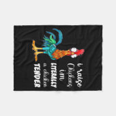 Couverture Polaire Funny Chicken Lover Gift – I Raise Chickens Humor (Devant (Horizontal))
