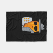 Couverture Polaire Funny Chicken Nuggets - Nugs Not Drugs (Devant (Horizontal))