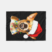 Couverture Polaire Funny Chihuahua Christmas Shirt For Dog Lovers Wom (Devant (Horizontal))