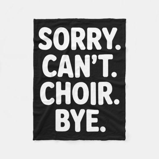 Couverture Polaire Funny Choir Art For Men Women Choir Director Sing (Devant)