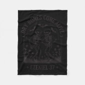 Couverture Polaire Funny Christian Halloween Dry Bones Come Alive Jes (Devant)