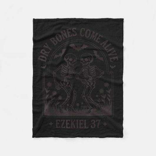 Couverture Polaire Funny Christian Halloween Dry Bones Come Alive Jes (Devant)