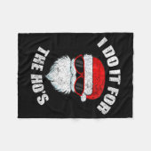 Couverture Polaire Funny Christmas Adult Naughty Dirty Pajama, Ho Pj, (Devant (Horizontal))