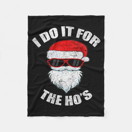 Couverture Polaire Funny Christmas Adult Naughty Dirty Pajama, Ho Pj, (Devant)