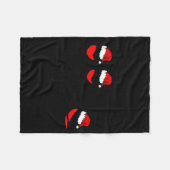 Couverture Polaire Funny Christmas Drink Drank Drunk Xmas Holiday  (Devant (Horizontal))