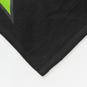 Couverture Polaire Funny Christmas Frog Wearing Santa Hat And Lights  (Coin)