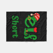 Couverture Polaire Funny Christmas I'm Not An Elf I'm Just Short Xmas (Devant (Horizontal))