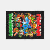 Couverture Polaire Funny Christmas Italian Brain Rot Italian Brainrot (Devant (Horizontal))