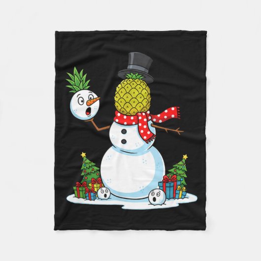 Couverture Polaire Funny Christmas Ne Snowman Xmas Mens Womens Kids  (Devant)