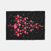Couverture Polaire Funny Christmas Nk Flamingo Tree Holiday Gift Bird (Devant (Horizontal))