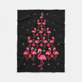 Couverture Polaire Funny Christmas Nk Flamingo Tree Holiday Gift Bird (Devant)