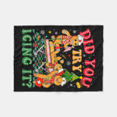 Couverture Polaire Funny Christmas Nurse Did You Try Icing It_ Ginger (Devant (Horizontal))