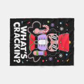 Couverture Polaire Funny Christmas Nutcracker Men Kids Teen Boys What (Devant (Horizontal))