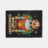 Couverture Polaire Funny Christmas Nutcracker Men Kids Teen Boys What (Devant (Horizontal))
