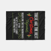 Couverture Polaire Funny Christmas Pajamas Donald Trump Gag Joke Pjs (Devant (Horizontal))