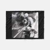 Couverture Polaire Funny Christmas Raccoon Shirt Raccoon Selfie With  (Devant (Horizontal))