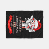 Couverture Polaire Funny Christmas Shirt Christmas Ho-ho-ho  (Devant (Horizontal))