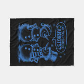 Couverture Polaire Funny Christmas Snowman Do You Smell Carrots  (Devant (Horizontal))