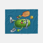 Couverture Polaire Funny Ckleball Player Paddleball Lover  (Devant (Horizontal))
