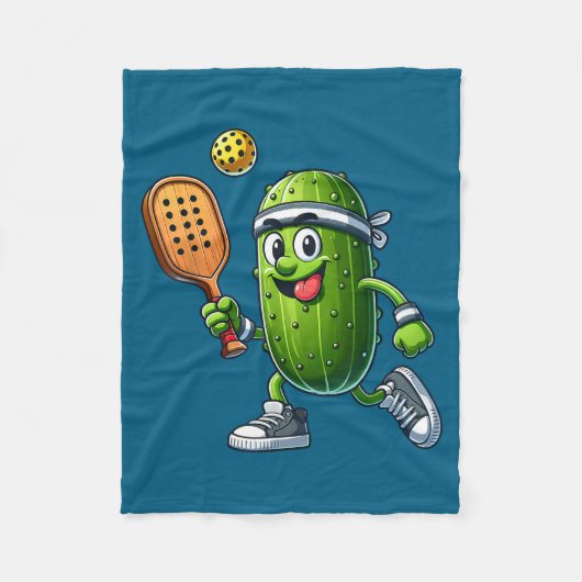 Couverture Polaire Funny Ckleball Player Paddleball Lover  (Devant)