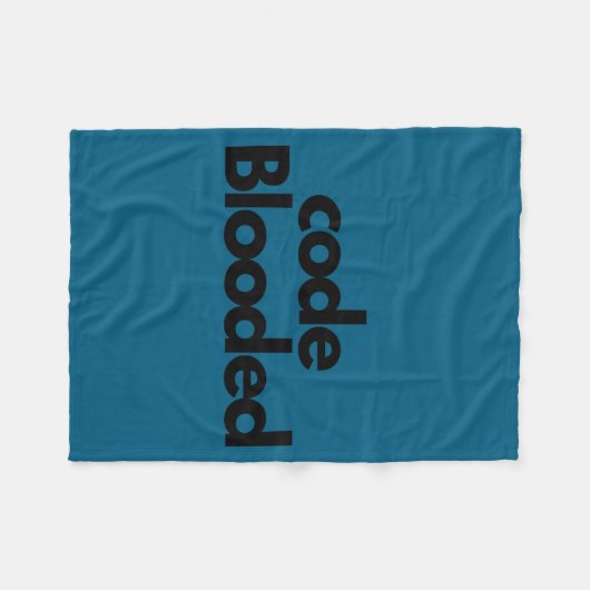 Couverture Polaire Funny Coder Computer Programmer (Devant (Horizontal))