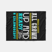 Couverture Polaire Funny Colonoscopy Joke Medical Humor Checkup  (Devant (Horizontal))