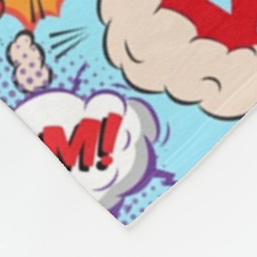 Couverture Polaire Funny Comic Motif (Coin)