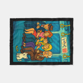 Couverture Polaire Funny Commuter Train Digital Detox Tech Satire Gif (Devant (Horizontal))