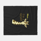 Couverture Polaire Funny Confusing Giraffe Moo I (Devant (Horizontal))