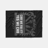 Couverture Polaire Funny Construction Worker, Bob The Builder Gag Gif (Devant (Horizontal))