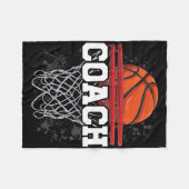 Couverture Polaire Funny Cool Sketll Coaching Designs Sketll Coach  (Devant (Horizontal))