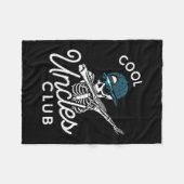 Couverture Polaire Funny Cool Uncles Club Shirt Funny Skeleton Uncle  (Devant (Horizontal))